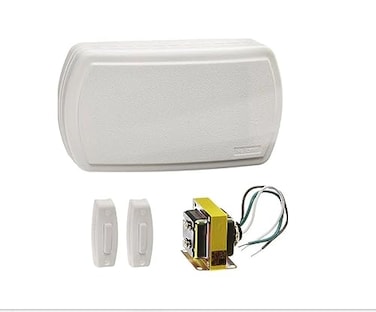 Broan-NuTone BroanNuTone BK125LWH Builder Chimes Kit with Two Lighted Pushbuttons White