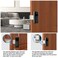 Himtop Blink Doorbell Mount Adhesive Mounting Bracket for Blink Video Doorbell No Drilling Door Mount Accessories for Blink Home Security System Blink Doorbell is NOT Included Silvery