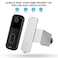Himtop Blink Doorbell Mount Adhesive Mounting Bracket for Blink Video Doorbell No Drilling Door Mount Accessories for Blink Home Security System Blink Doorbell is NOT Included Silvery