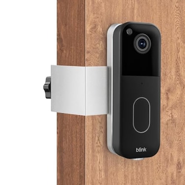 Himtop Blink Doorbell Mount Adhesive Mounting Bracket for Blink Video Doorbell No Drilling Door Mount Accessories for Blink Home Security System Blink Doorbell is NOT Included Silvery