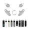 OYOCAM Doorbell Key Tool Doorbell Opening Pin Tool Release Removal Pin Security Key Replacement Tool Compatible with Blink Arlo Google Nest TPLink Tapo and Eufy Video Doorbell 4 Pack