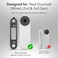 Wasserstein Wall Plate Mount Compatible with Google Nest Doorbell Wired 2nd 3rd Gen Wall Plate Cover for Wired Nest Doorbell Camera NOT Compatible Nest Doorbell Battery Made for Google