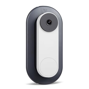 Wasserstein Wall Plate Mount Compatible with Google Nest Doorbell Wired 2nd 3rd Gen Wall Plate Cover for Wired Nest Doorbell Camera NOT Compatible Nest Doorbell Battery Made for Google