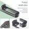 WHMYZHL Vinyl Siding Angle Adjustment Mount Compatible with Arlo Security Video Doorbell Arlo Video Doorbell for 4 Standard Vinyl Black