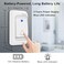 Zeapa Wireless Doorbells Plugin Battery Powered Easy to Install 1300 Ft Range 60 Chime LED Flash Waterproof Differentiate Various Doors Silver 2 Transmitter 2 Receiver for Home Office