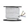 BNTECHGO Ultra Flexible 15mm 3 Conductors Silicone Tinned Copper Wire Spool White 25ft