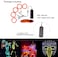 MaxLax EL Wire Orange Noise Reduction Neon Wire Light 5 in 1 Meter Electroluminescent Wire for Halloween Decoration Christmas Party DIY Decoration