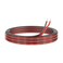 EvZ 24 AWG Silicone Wire 33ft Ultra Flexible 2 Conductor Parallel 18 Gauge Electrical Cable High Temp Resistant Tinned Copper Hookup Wire for Single Color LED Strip RC Battery and DIY Projects