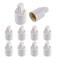 PHITUODA 10pcs Gx23 to E26E27 Socket Adapter Gx23 to E27 Lamp Base Holder 2 Pin Bulb Base Converter LED Accessories