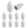 PHITUODA 10pcs Gx23 to E26E27 Socket Adapter Gx23 to E27 Lamp Base Holder 2 Pin Bulb Base Converter LED Accessories