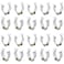 DGZZI T8 U Clips Holder 20PCS Stainless Steel U Shaped Lampholder Support with Plastic Finish for Light Bulbs Fluorescent Tube Lamp Bracket
