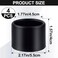 HINZIC 4Pcs Black Light Socket Shade Rings 112 Metal Lamp Shade Collar Rings Compatible with MediumBase Ceramic Sockets E26 E27 CeramicPorcelain Socket