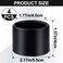 HINZIC 4Pcs Black Light Socket Shade Rings 112 Metal Lamp Shade Collar Rings Compatible with MediumBase Ceramic Sockets E26 E27 CeramicPorcelain Socket