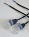 Marine Color Waterproof T8 Bulb Socket DIY Aquarium Lighting Parts LED or Fluorescent Tube Holder Reef Tank Lamp Socket Replacement Pair 2 pcs Marine Aquarium Accessories