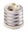 Leviton Glazed Porcelain Incandescent Lampholder Adapter 8681