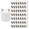 JACKYLED GU24 to E26 E27 Adapter 50Pack Heat Resistant Up to 392 Fire Resistant Converts GU24 BiPin Based Fixture to E26 E27 Standard Screwin Socket White