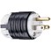 Pass & Legrand Pass Seymour PS5266XCCV4 15 Amp 125V Straight Blade Extra Hard Use Specification Grade Plug NEMA 515P BlackWhite 1 Count