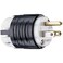 Pass & Legrand Pass Seymour PS5266XCCV4 15 Amp 125V Straight Blade Extra Hard Use Specification Grade Plug NEMA 515P BlackWhite 1 Count