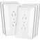 Bates Choice Bates Duplex Wall Plate 5 Pack White Outlet Covers Wall Plate