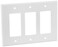Leviton 3Gang DecoraGFCI Device Wallplate 80611W White
