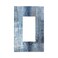 GSRLOD 1 Gang Single GFCIDecorator Rocker Outlet Light Switch Wall Plate Cover Modern Gallery Navy Indigo Blue Gray Abstract Grey Brush Art Paint Blue Grey Decorative One Device Electrical Faceplate D