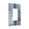 GSRLOD 1 Gang Single GFCIDecorator Rocker Outlet Light Switch Wall Plate Cover Modern Gallery Navy Indigo Blue Gray Abstract Grey Brush Art Paint Blue Grey Decorative One Device Electrical Faceplate D