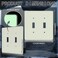 Pesatty 1 Pcs Glow Covers Switch Plates And Outlet Covers Light Switch Durable Switch Covers Glow In The Dark Decorative Wall Plates Electrical Outlets Nightlight Duplex Toggle Outlet Plate Wall Plate