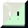 Pesatty 1 Pcs Glow Covers Switch Plates And Outlet Covers Light Switch Durable Switch Covers Glow In The Dark Decorative Wall Plates Electrical Outlets Nightlight Duplex Toggle Outlet Plate Wall Plate