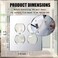 Alckerou 1 Pcs Mirror Outlet Covers Durable Light Switch Plates Acrylic Mirrored Double Gang Wall Plate Decorative Wall Outlet Cover Wall Plates For Electrical Outlets