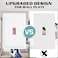 MLLIZH 1Gang Modern Edge Decorative Wall Plate Cover Switch Outlet Single Toggle Electrical Faceplate for Light Switches Smart Switch GFCI Dimmers Receptacle USB Outlet 4 Pack Single Toggle