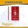 Airmont Products 2 PACK Emergency Oil Shutoff Toggle Switch Wall Plate 1Gang Utility Size Heavy Duty Red Painted Metal With White SilkScreened Lettering Very Noticeable Code Compliant Light Switch Cov