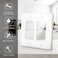 Anteer 2Gang Decorator Wall Plates Switch Outlet Plate Cover for Light Switches Smart Switch Dimmers GFCI Receptacle USB Outlet MidSize 2Gang 488 x 492 MidSize 4PackWhite
