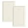 treewell 2Pack Single Blank Wall Plate Durable Natural Bamboo Fiber Wall Plate CoverLight Almond 1 Gang Wall Plate for Unused OutletsSwitches Corrosion Resistant