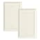 treewell 2Pack Single Blank Wall Plate Durable Natural Bamboo Fiber Wall Plate CoverLight Almond 1 Gang Wall Plate for Unused OutletsSwitches Corrosion Resistant