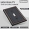 Dyekou 4 Pack Oil Rubbed Bronze Light Switch Cover Decorative Wall Plate for Single Toggle Light Solid Zinc Alloy Switch Plates and Outlet Covers 1Gang Wall Plates
