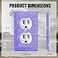 Gaocai 4 Pcs Outlet Covers Purple Rhinestones Wall Plate Toggle Light Switch Cover Decorative Durable Switch Covers
