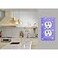 Gaocai 4 Pcs Outlet Covers Purple Rhinestones Wall Plate Toggle Light Switch Cover Decorative Durable Switch Covers