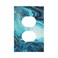 Wpshijia Abstract Blue Marble Fake Stone Texture Liquid Paint Gold 1 Gang Outlet Plate Covers Decorative Single Duplex Light Switch Cover Electrical Wall Plate Receptacle Switchplate Decorate Plug Cov