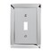 AMERELLE Amerelle 61TCH Studio Wallplate 1 Toggle Cast Metal Polished Chrome 1Pack