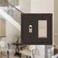 AMERELLE Amerelle 74TRDB Imperial Bead Wallplate 1 Toggle 1 Rocker Cast Metal Aged Bronze 1Pack