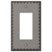 AMERELLE Amerelle Egg Dart Single Rocker Cast Metal Wallplate in Antique Nickel