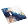 Wpshijia Art Marble Abstract 2 Gang Double Toggle Wall Plate Cover Decirative Electrical Faceplate Blue And Gold Fluid Light Switch Plate for Bathroom Kitchen Home
