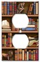 Art Plates Books In Library Switch Plate Outlet Cover