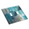 Xuejiaku Art Turquoise Blue and Grey Painting 2 Gang Double Toggle Wall Plates Light Switch Cover Decorative Modern Abstract Electrical Switchplate Faceplate Turquoise Green for Bedroom Bathroom Decto