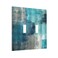 Xuejiaku Art Turquoise Blue and Grey Painting 2 Gang Double Toggle Wall Plates Light Switch Cover Decorative Modern Abstract Electrical Switchplate Faceplate Turquoise Green for Bedroom Bathroom Decto