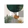 HIZUWKY Asondarne Green Mid Century Boho Leaves Decorative Light Switch Cover 2 Gang Double Toggle Bohemia Gold Leaf Wall Plate Faceplate Switchplate Electrical For Bedroom Bathroom Kitchen 50 X 49