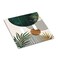 HIZUWKY Asondarne Green Mid Century Boho Leaves Decorative Light Switch Cover 2 Gang Double Toggle Bohemia Gold Leaf Wall Plate Faceplate Switchplate Electrical For Bedroom Bathroom Kitchen 50 X 49