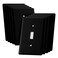 Bates Choice Bates Light Switch Cover Pack of 10 1Gang Black Single Light Switch