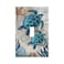 JIEXUTE Beach Turquoise Blue Sea Turtles Decorative Single Toggle Device Decorator Outlet Light Switch Wall Plate Cover Tropical Summer Ocean Starfish Coral Reef Nautical Map 1Gang Electrical Faceplat