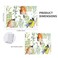 OHZOLLAN Bird Floral Triple Toggle Light Switch Plates And Outlet Covers Decorative Electrical Wall Plate 3 Gang Receptacle Switchplate Decorate Plug Cover For Bathroom Bedroom Kitchen Home Decor